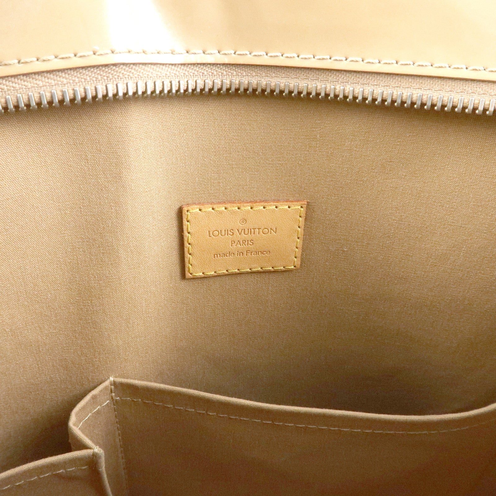 Louis Vuitton Monogram Vernis Leather Brentwood Tote Bag M91511