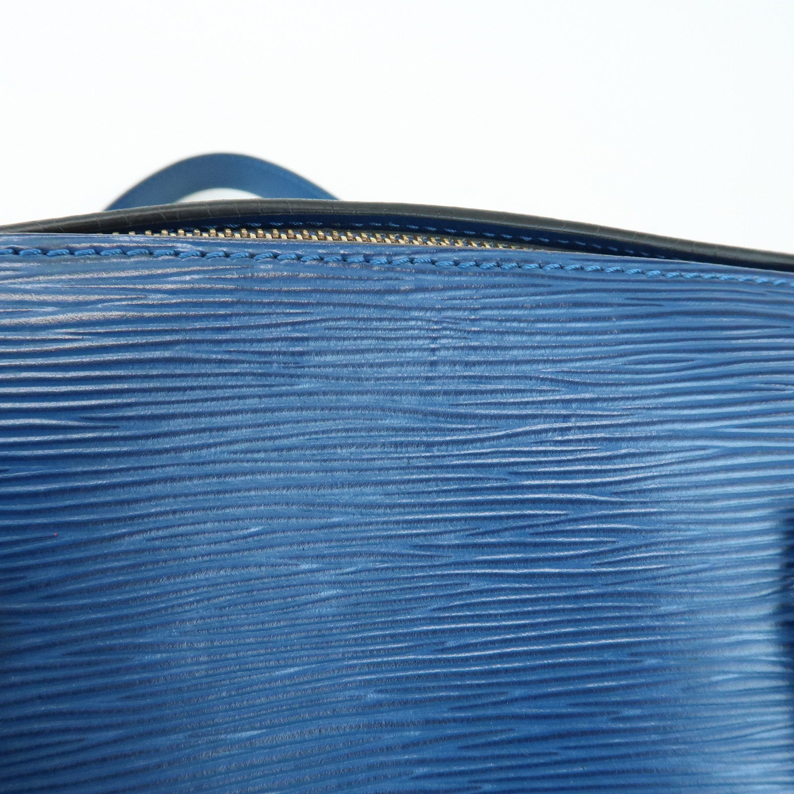 Louis Vuitton Epi Soufflot Shoulder Bag & Pouch Toledo Blue M52225　