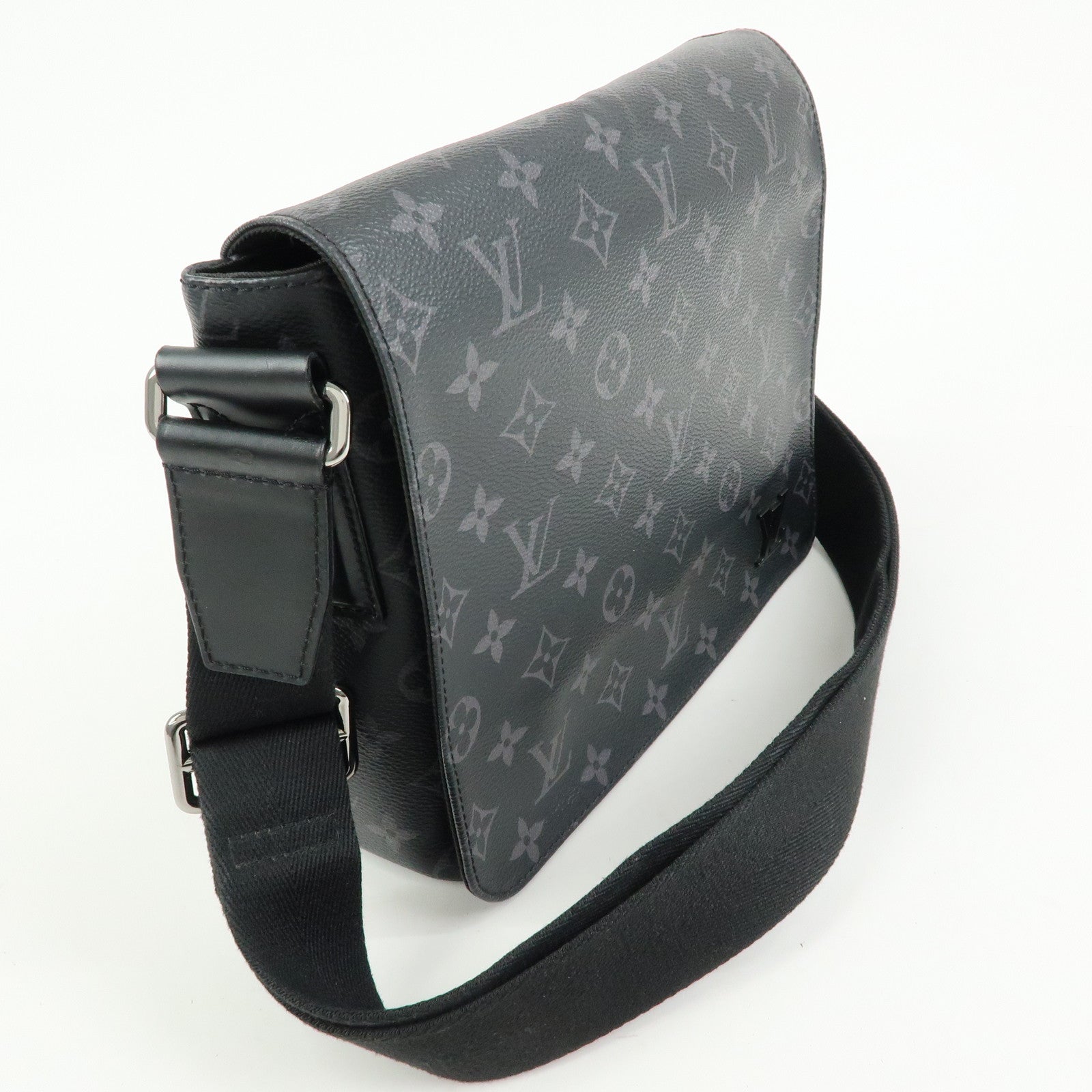 Louis Vuitton Monogram Eclipse District PM Crossbody Bag M44000