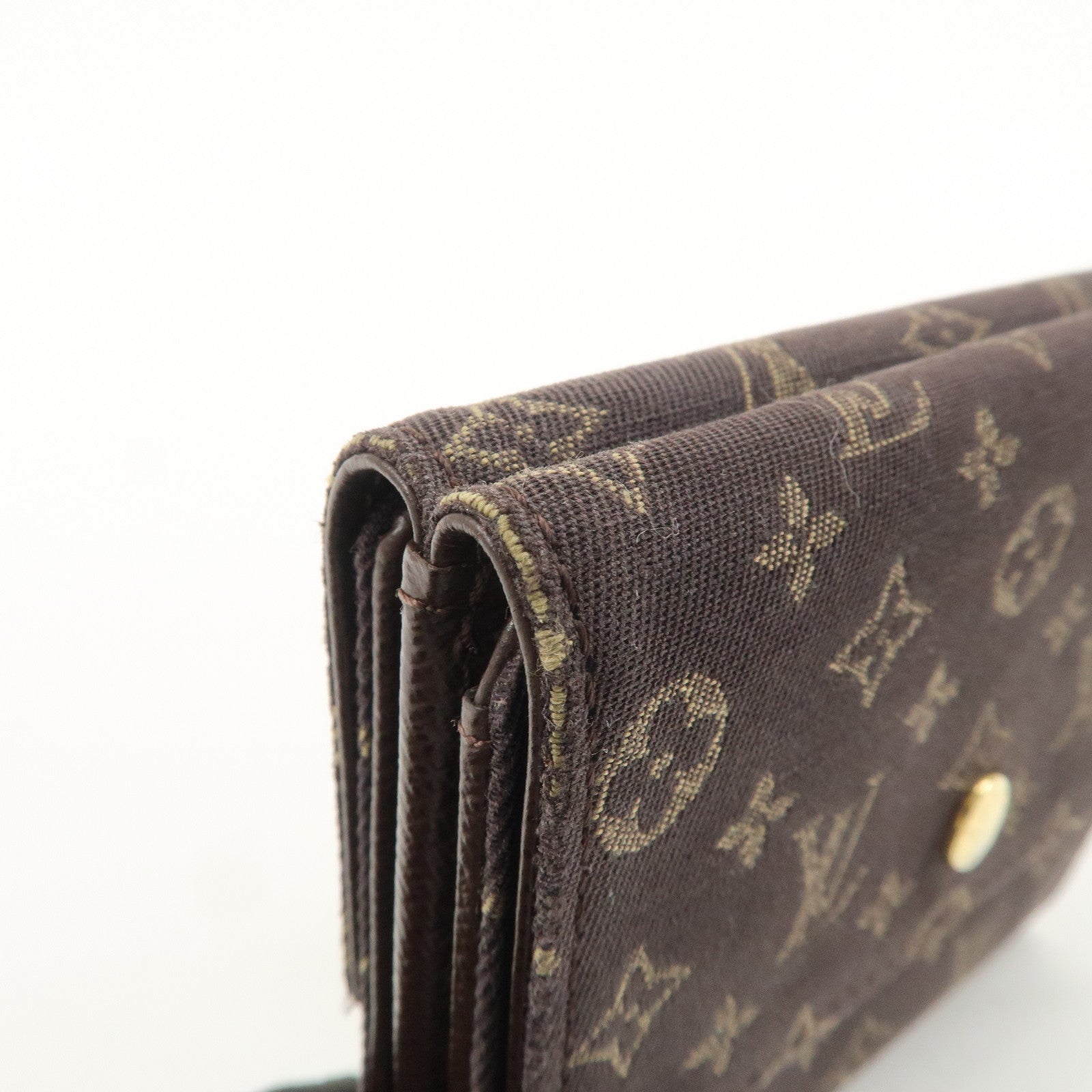 Louis Vuitton Monogram Mini Lin Portefeuille Elise Wallet M95233