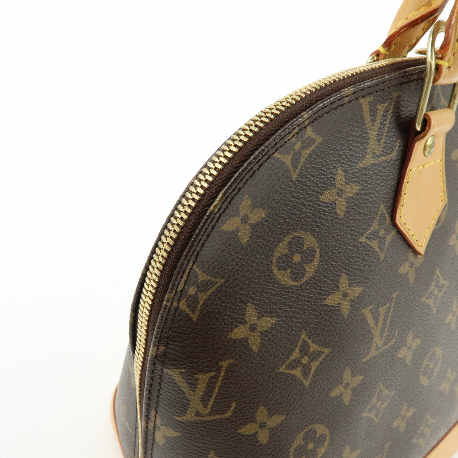 Louis Vuitton Monogram Canvas Alma Hand Bag Brown M51130