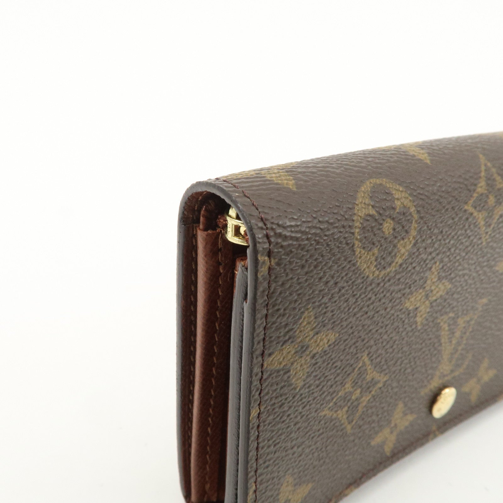 Louis Vuitton Monogram Porte Monnaie Billets Tresor Wallet M61730