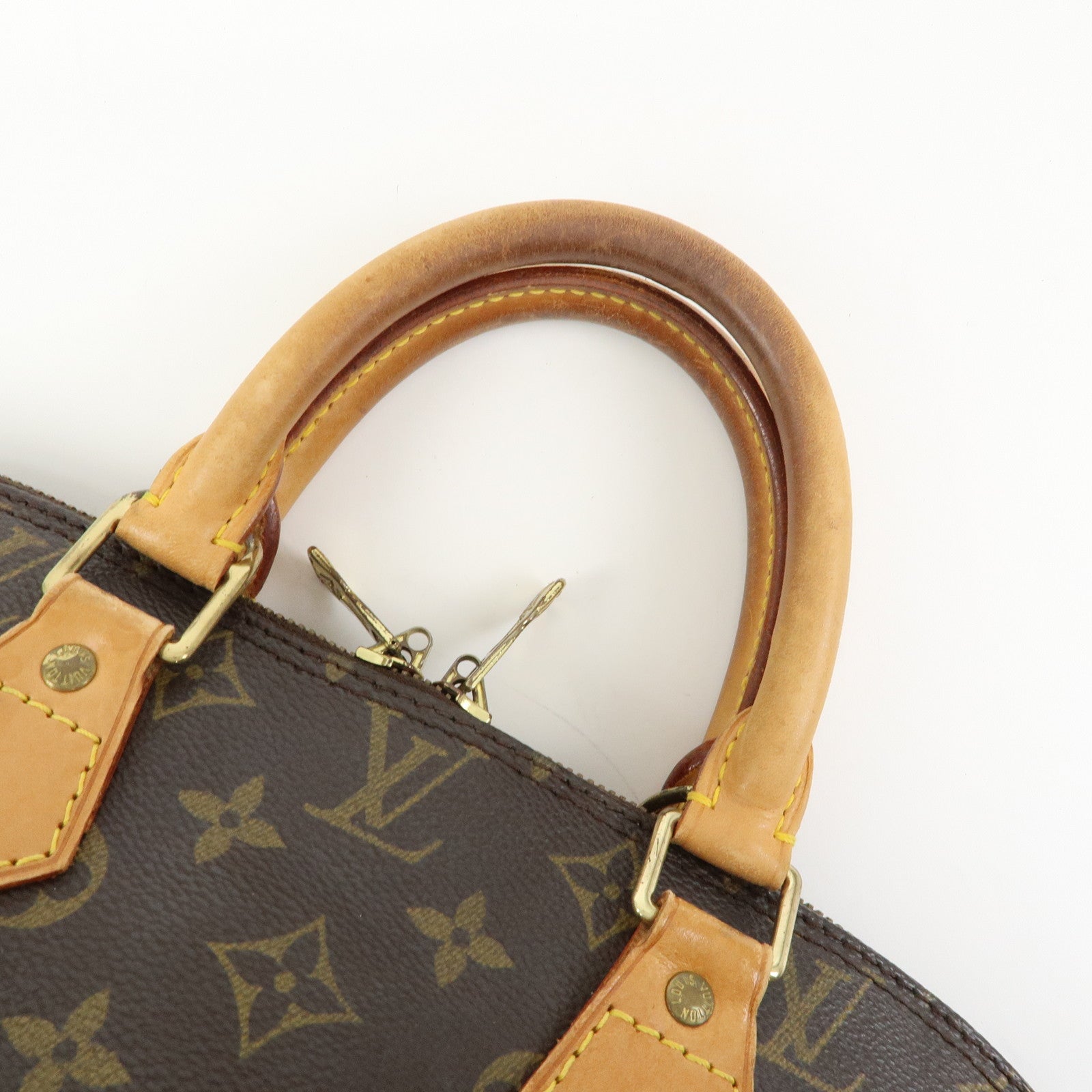 Louis Vuitton Monogram Alma Hand Bag Brown M51130