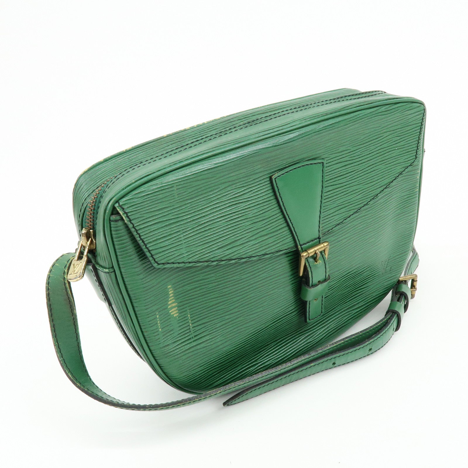 Louis Vuitton Epi Jeune Fille Shoulder Bag Borneo Green M52154