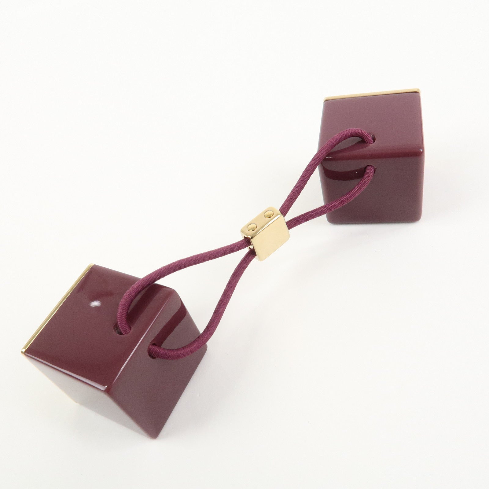Louis Vuitton Hair Cube Plastic Hair Accessory Purple