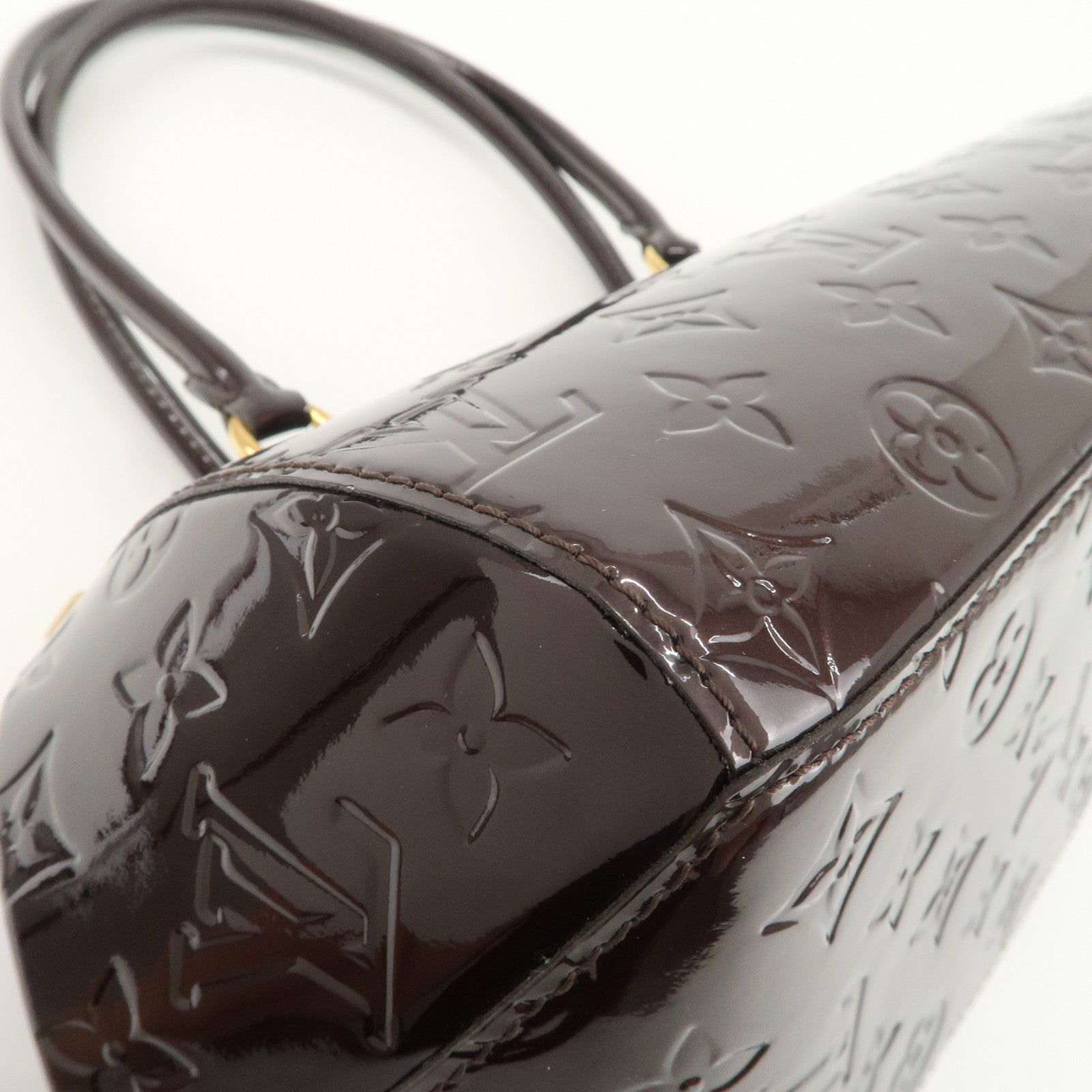 Louis Vuitton Monogram Vernis Leather Sherwood PM Hand Bag M91493