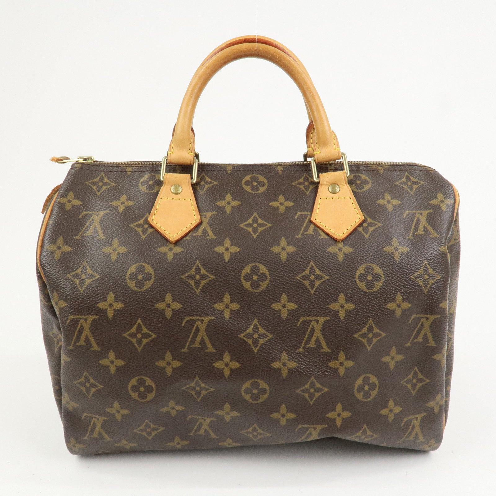 Louis Vuitton Monogram Speedy 30 Boston Bag Hand Bag Brown M41526