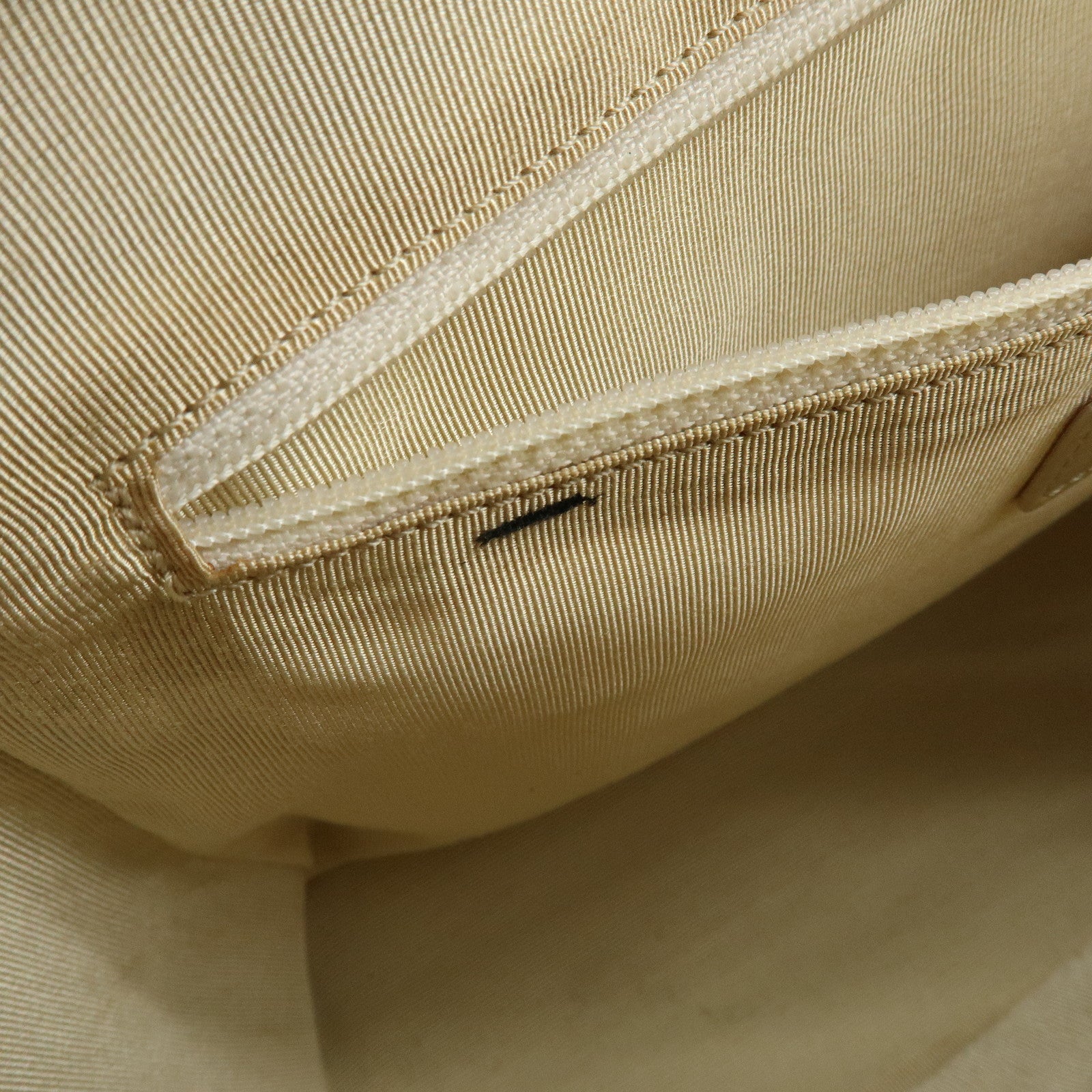 CHANEL Chocolate Bar Lamb Skin Tote Bag Hand Bag Beige A17809