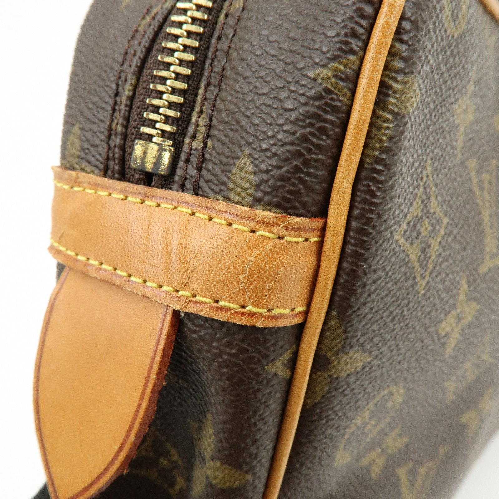 Louis Vuitton Monogram Compiegne 28 Pouch Clutch Bag Brown M51845