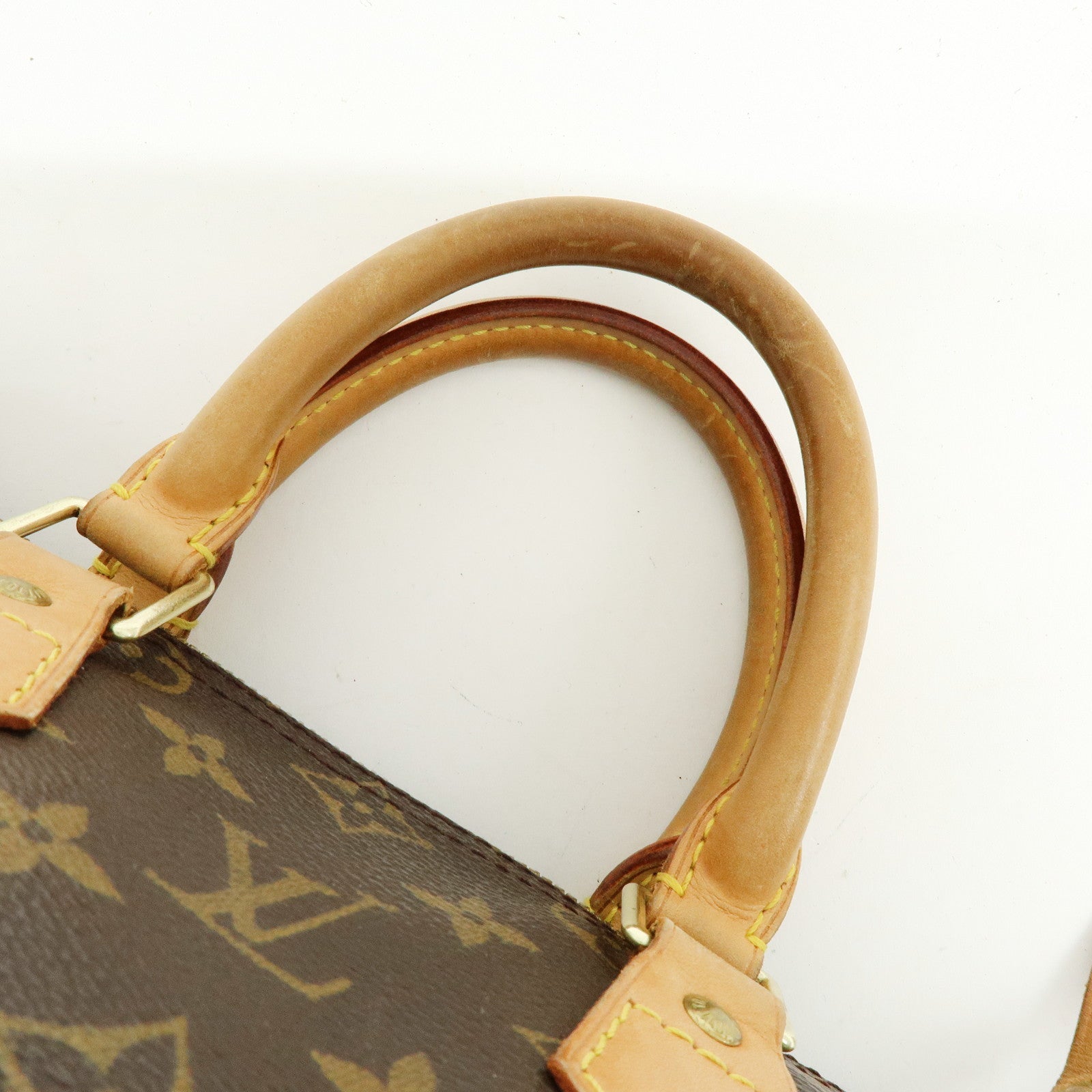 Louis Vuitton Monogram Speedy 25 Boston Bag Hand Bag Brown M41528