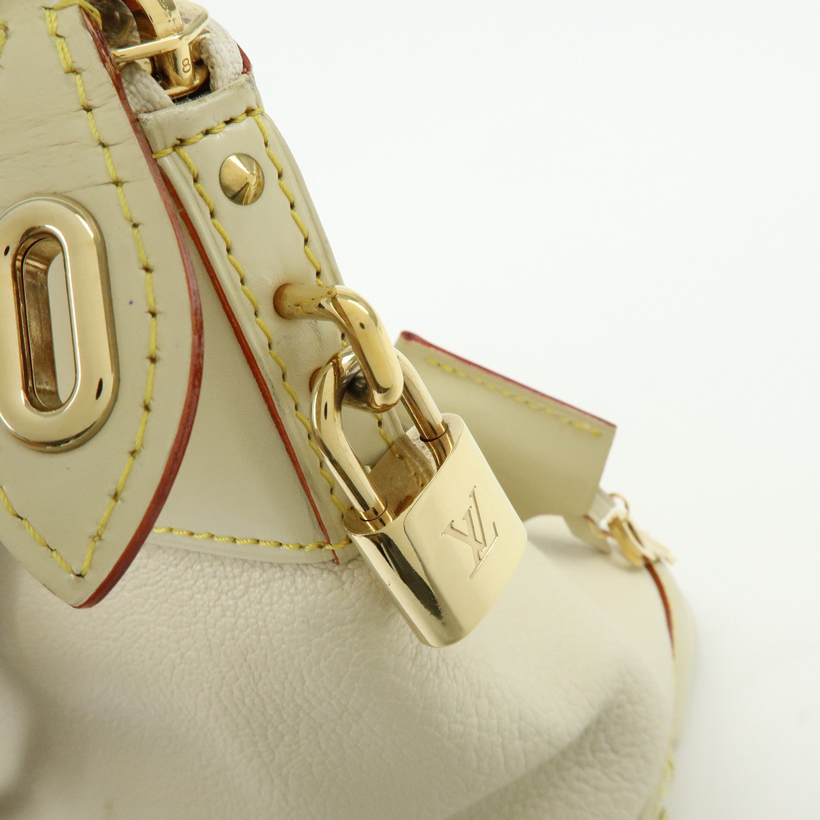 Louis Vuitton Suhari Lock It PM Hand Bag Blanc M91887
