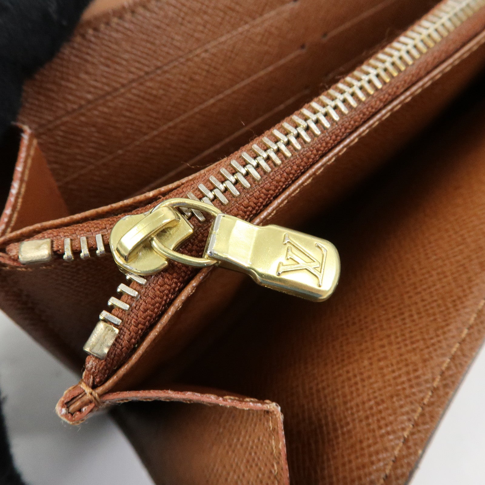 Louis Vuitton Monogram Portefeuille Sarah Long Wallet Brown M61734