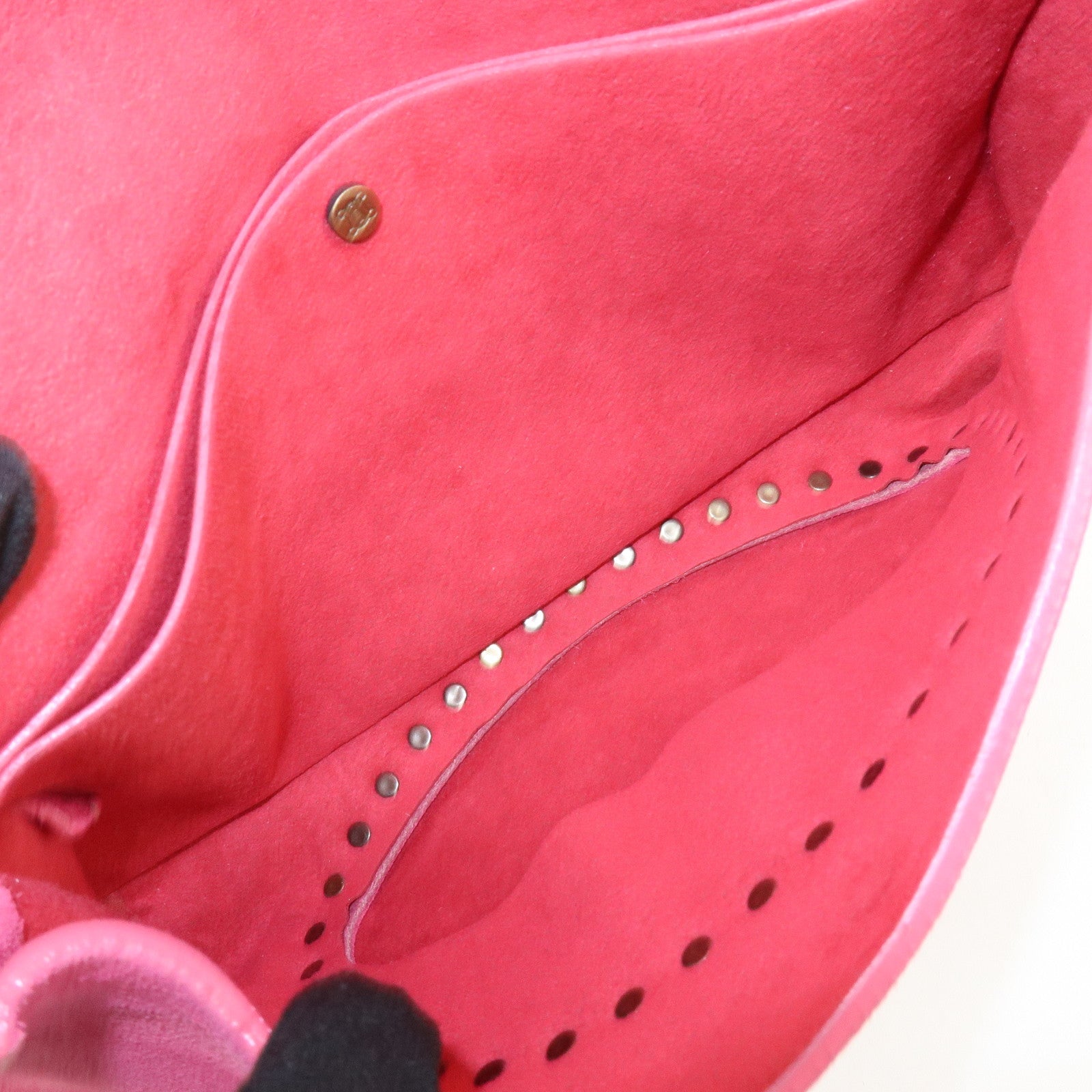 CELINE Suede Paul Bot Bag Shoulder Bag Hand Bag Pink