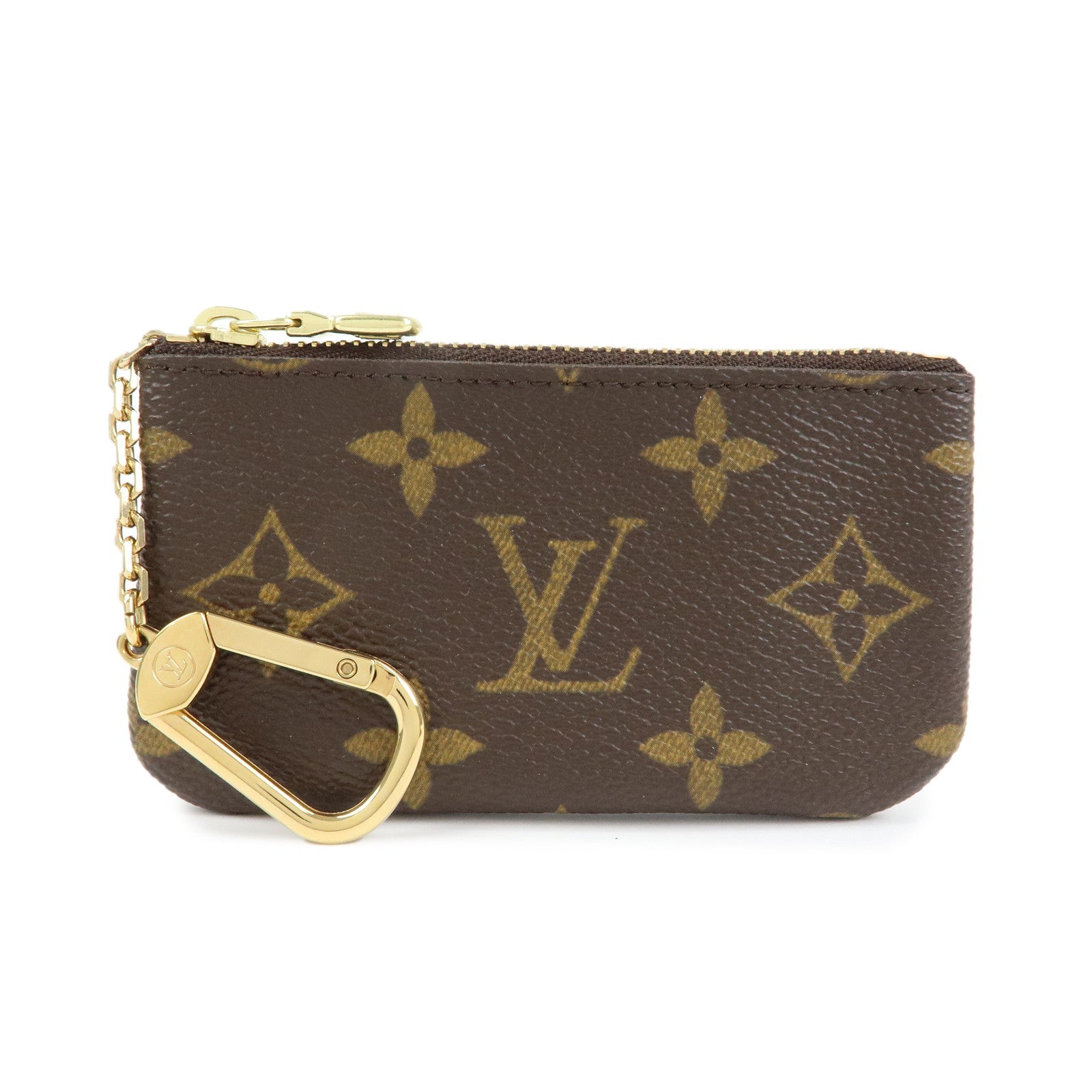 Louis Vuitton Monogram Pochette Cles Coin Case Key Case M62650