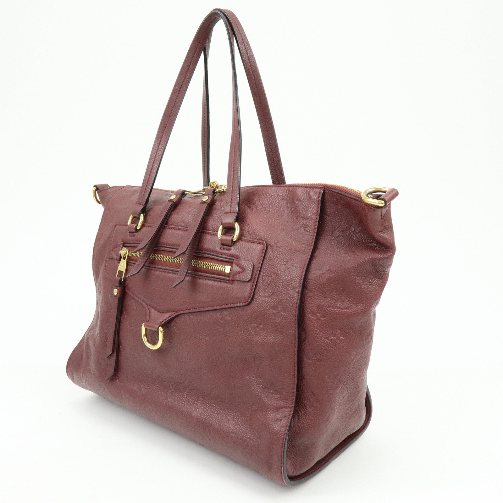 Louis Vuitton Monogram Empreinte Leather 2Way Bag Aube M94046
