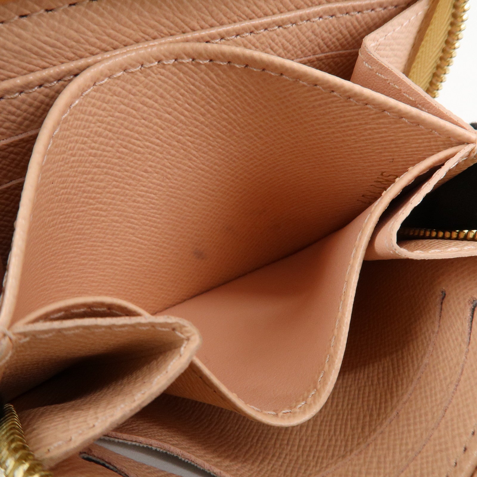 Louis Vuitton Damier Azur Tahiti Zippy Coin Purse Wallet N60098 Used