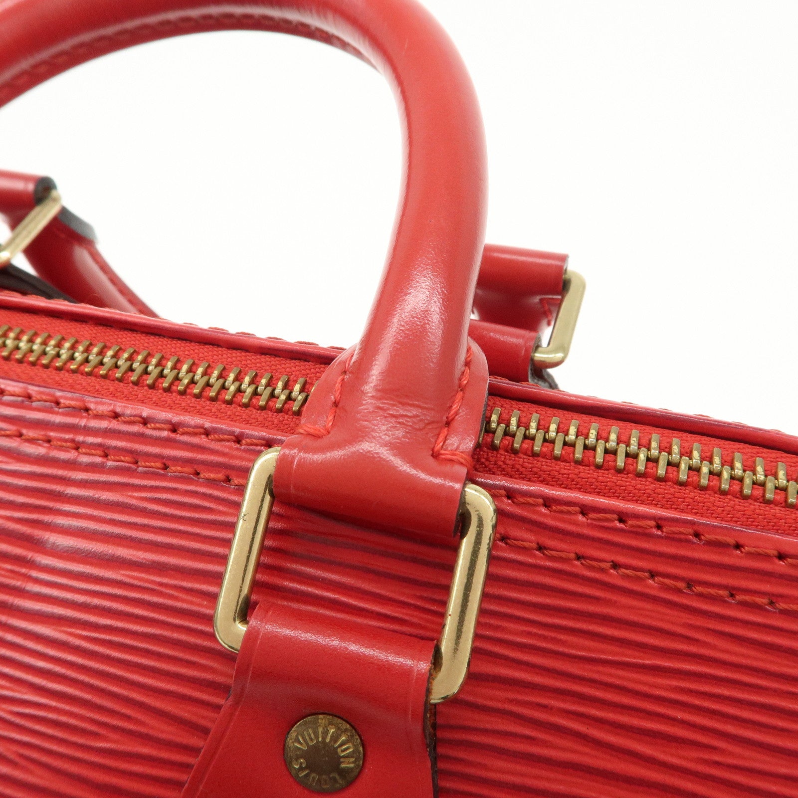Louis Vuitton Epi Speedy 25 Hand Bag Castilian Red M43017