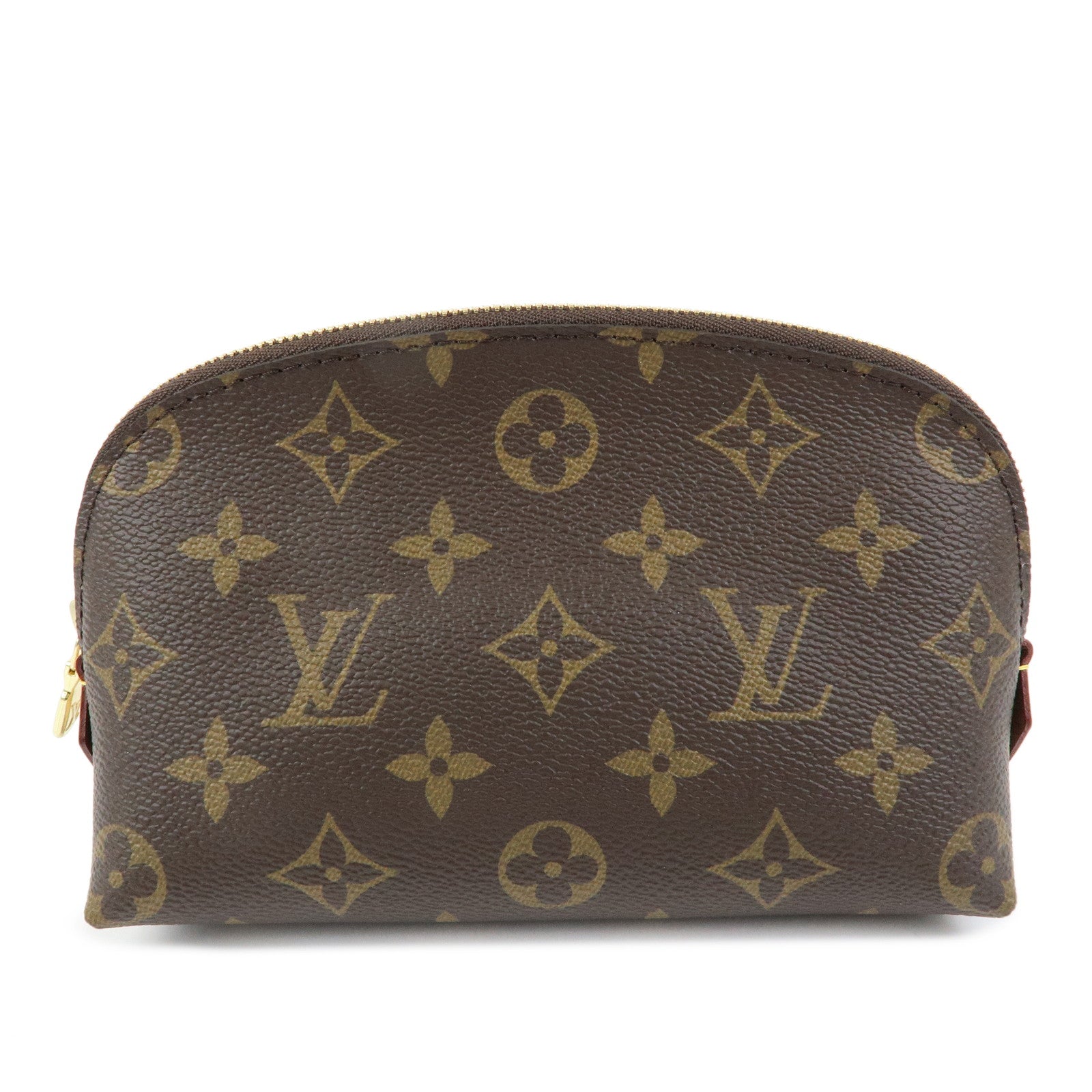 Louis Vuitton Monogram Pochette Cosmetic PM Pouch Brown M47515