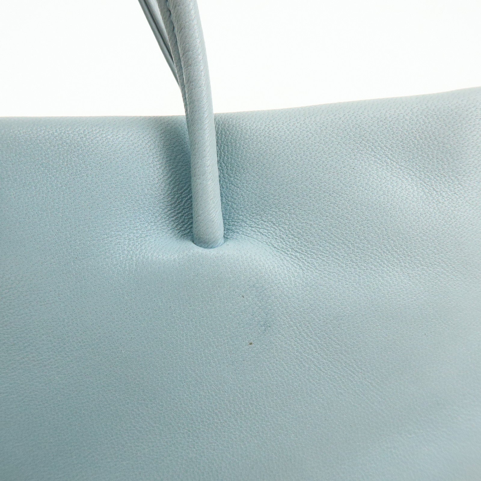 LOEWE Nappa Leather Hand Bag Mini Tote Bag Light Blue