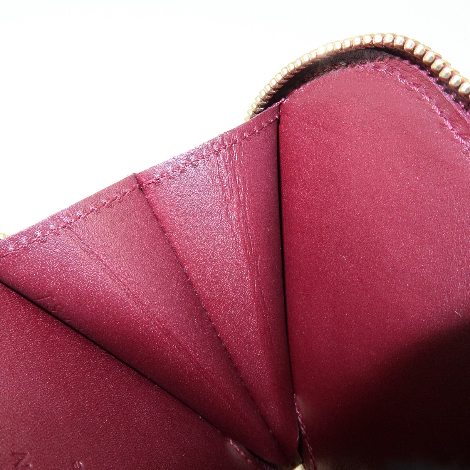 Louis Vuitton Monogram Vernis Porte Monnaie Coeur Coin Case M91480