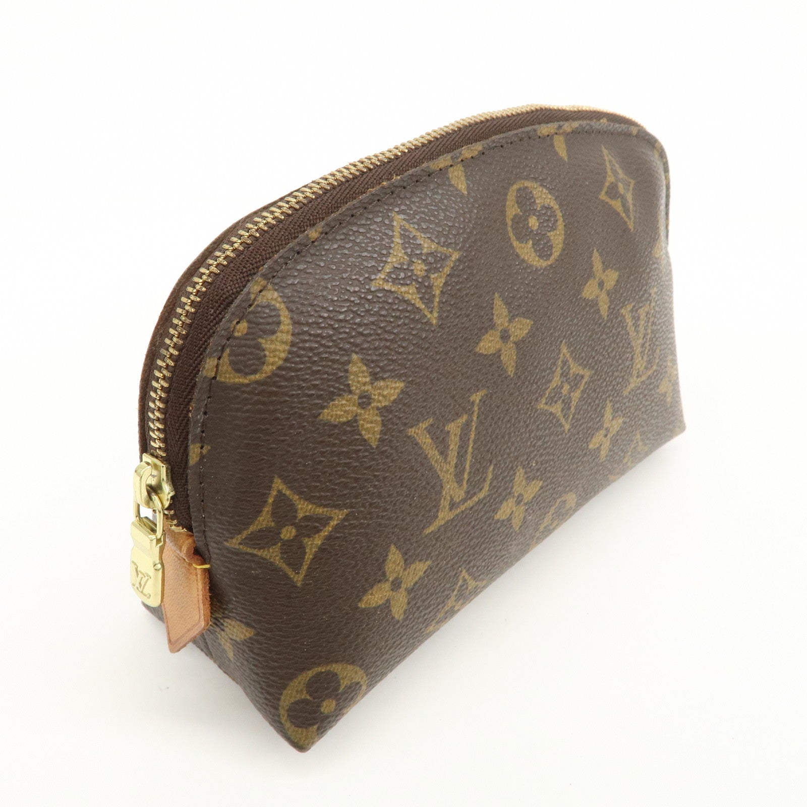 Louis Vuitton Monogram Pochette Cosmetic Pouch Brown M47515
