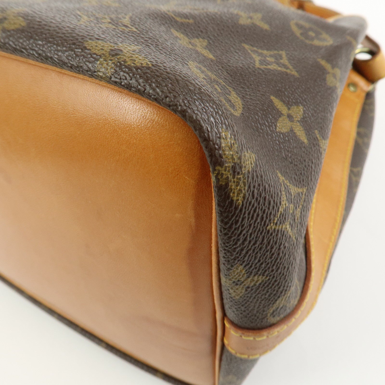 Louis Vuitton Monogram Petit Noe Shoulder Bag Brown M42226