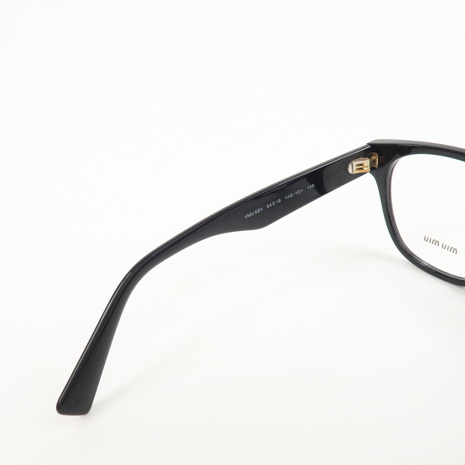 MIU MIU Plastic Sunglasses VMU 02V 54□19 1AB-101 145 Black