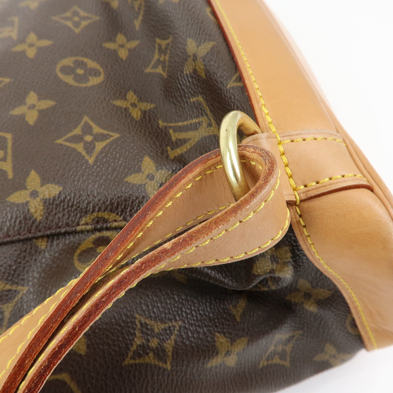 Louis Vuitton Monogram Montsouris GM Backpack Rucksack Brown M51135