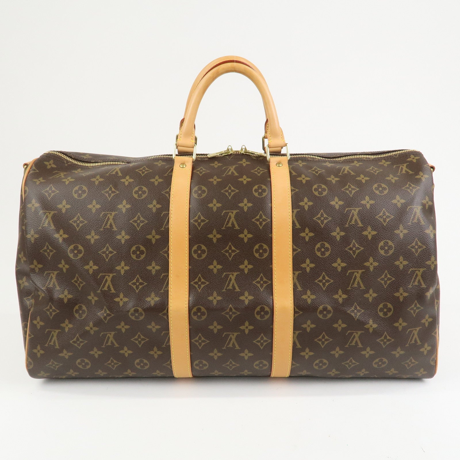 Louis Vuitton Monogram Keep All Bandouliere 55 Boston Bag M41414