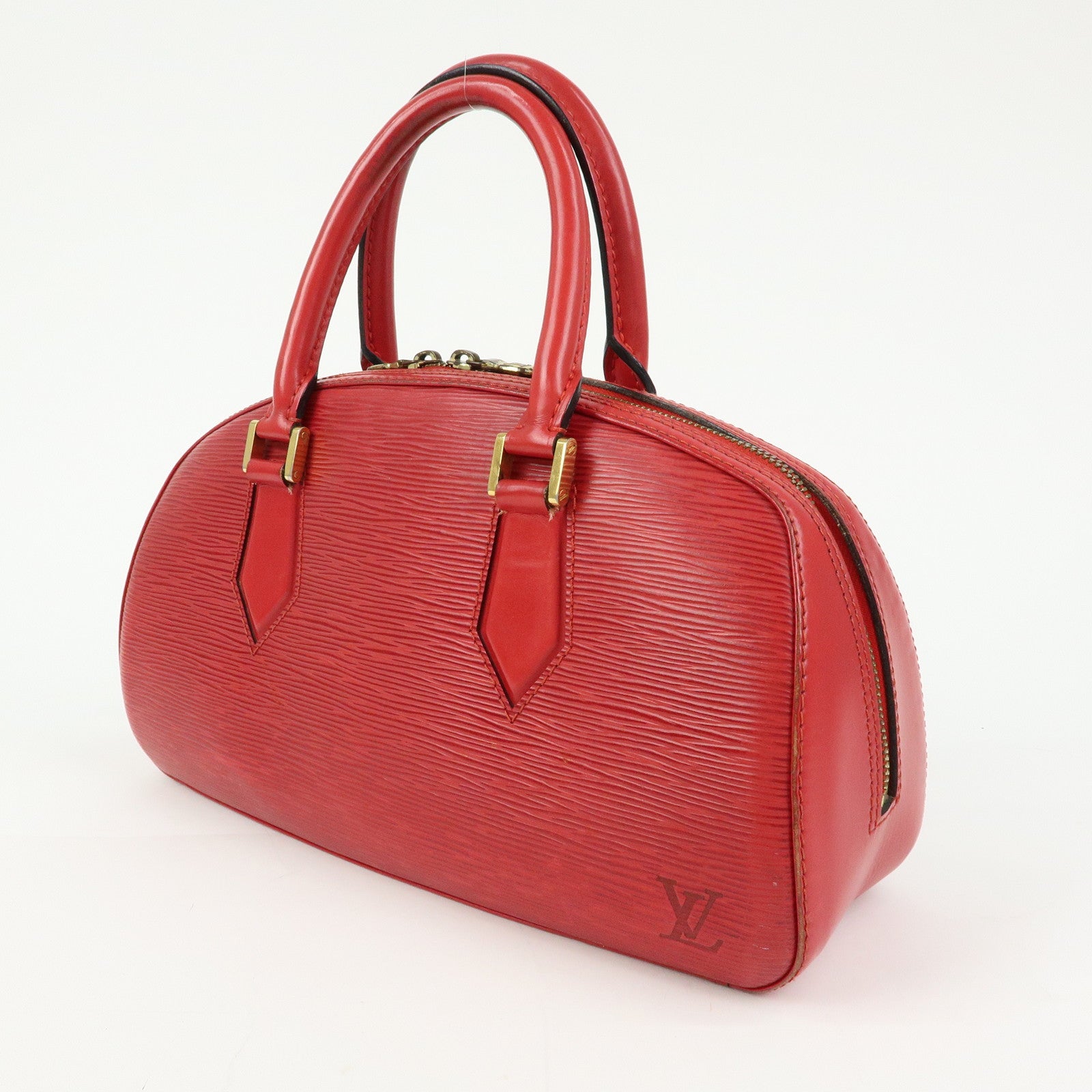 Louis Vuitton Epi Leather Jasmine Hand Bag Castilian Red M52087