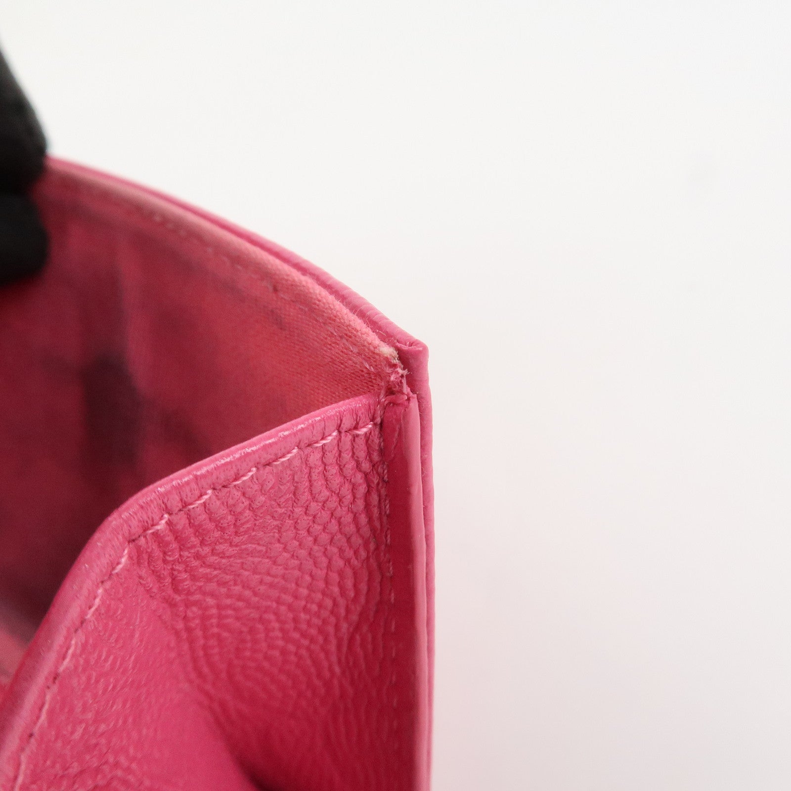 CHANEL COCO Mark Camellia Tri-fold Compact Wallet Pink AP0116