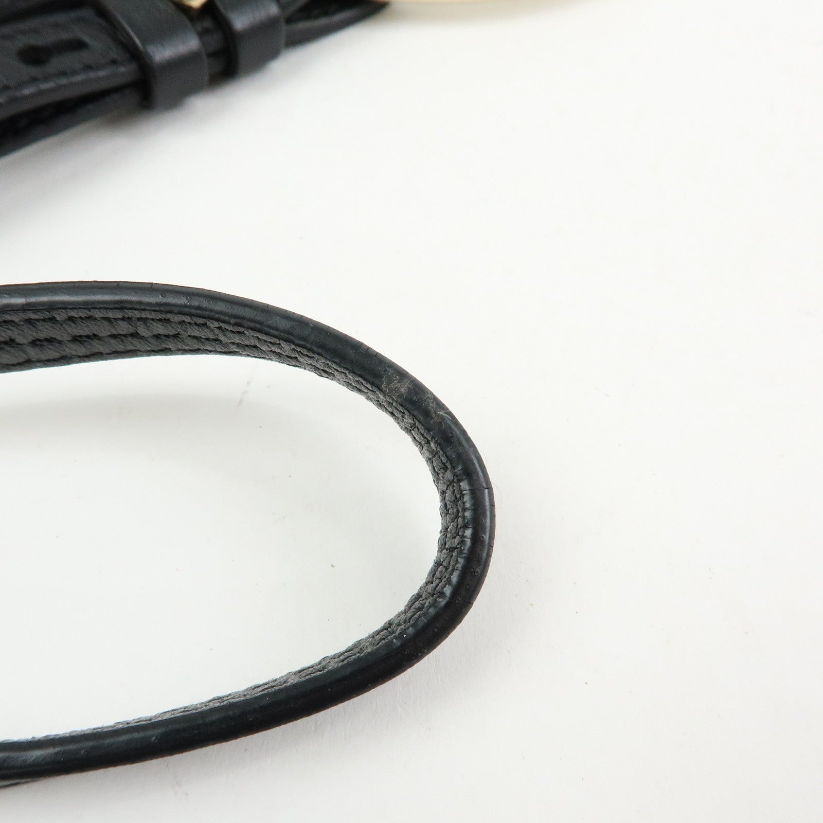 Chloe Faye Suede Leather Shoulder Bag Crossbody Bag Black Gold