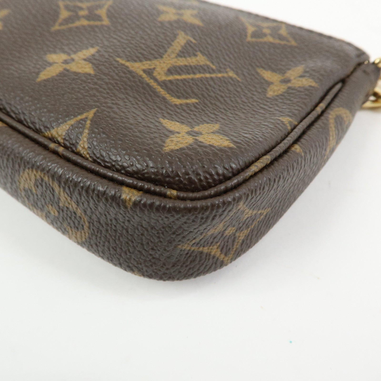 Louis Vuitton Monogram Mini Pochette Accessoires Hand Bag M58009