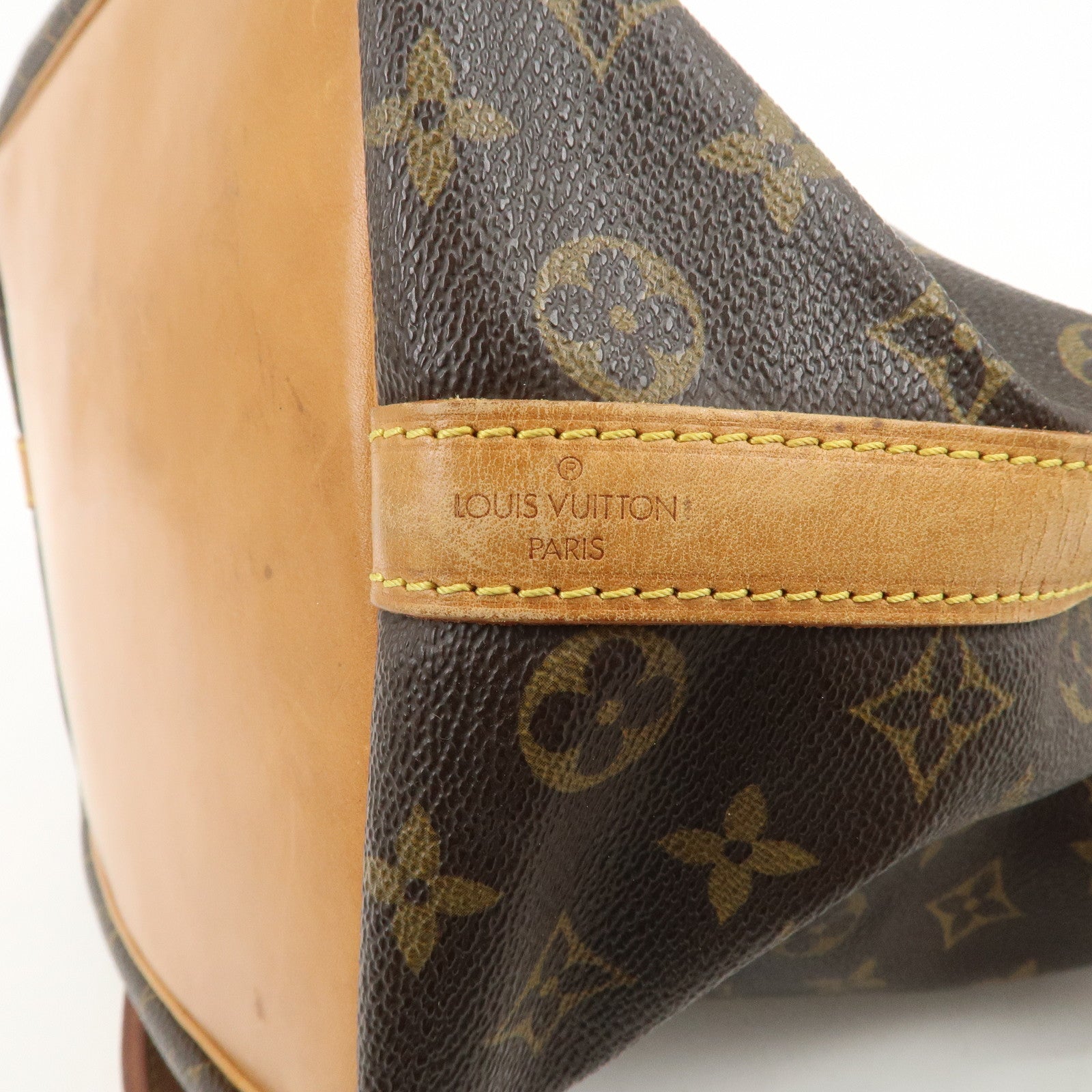 Louis Vuitton Monogram Petit Noe Shoulder Bag Brown M42226