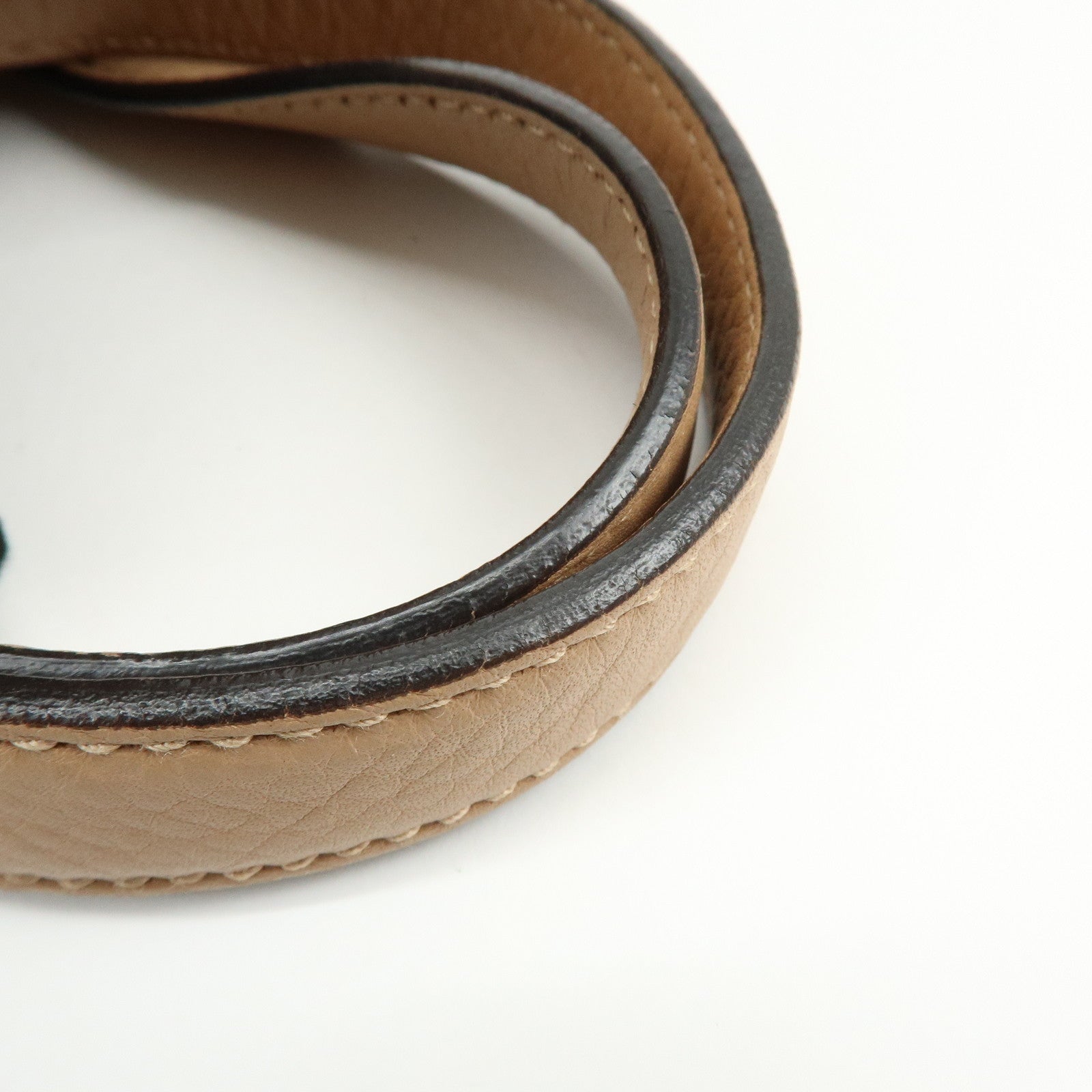 GUCCI Bamboo Leather Tassel Backpack Rucksack Pink Beige 370833