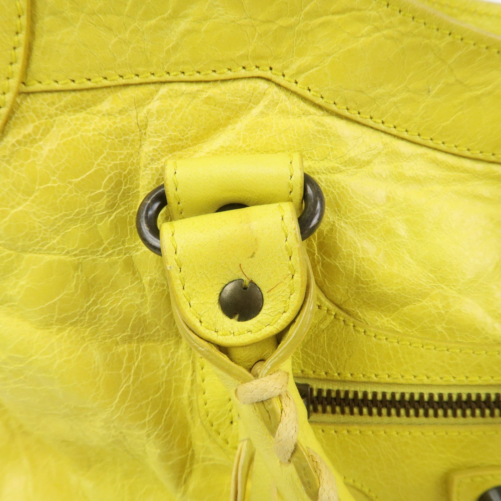 BALENCIAGA The City Leather 2Way Bag Hand Bag Shoulder Bag 115748