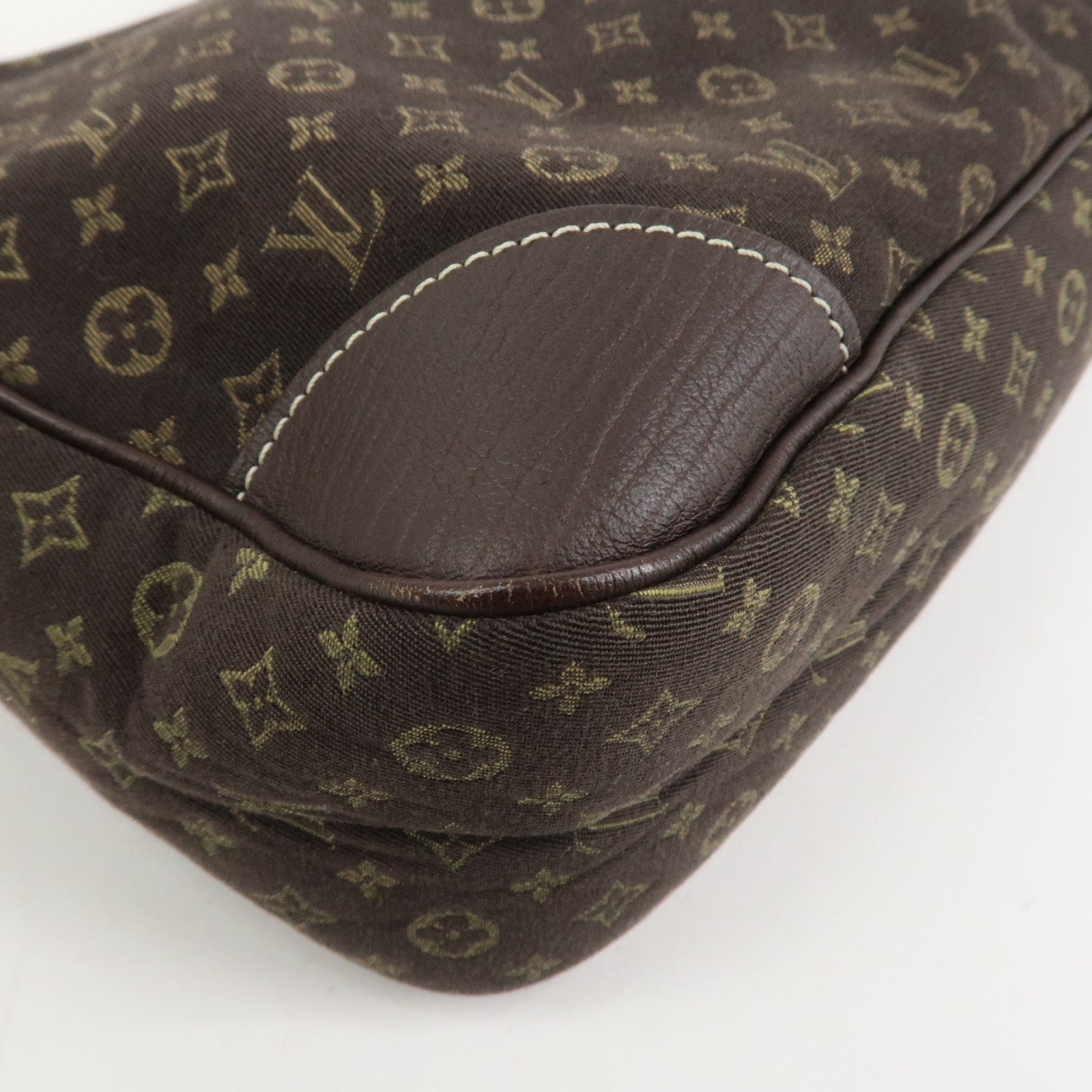 Louis Vuitton Monogram Mini Lin Boulogne Shoulder Bag Brown M95225