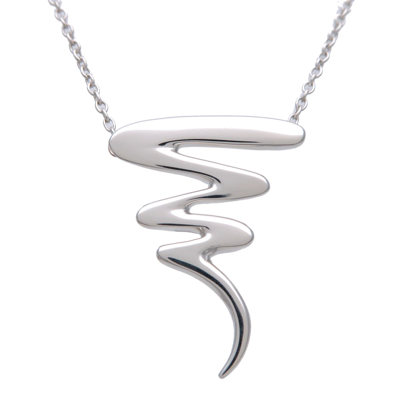 Tiffany & Co Paloma Picasso Scribble Necklace SV925 Silver