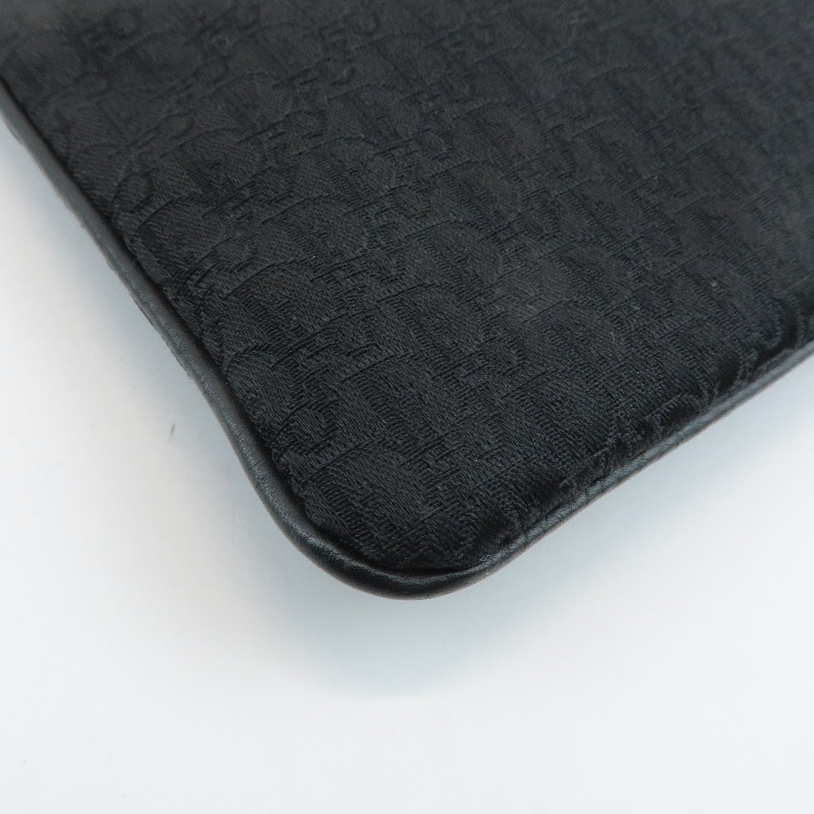 Christian Dior Trotter Street Chic Leather Canvas Shoulder Bag Used