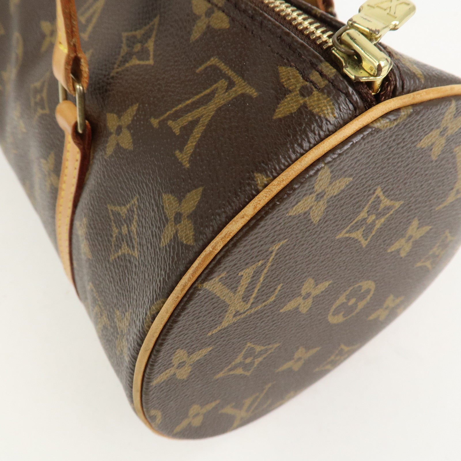 Louis Vuitton Monogram Papillon 30 Hand Bag New Style Brown M51385