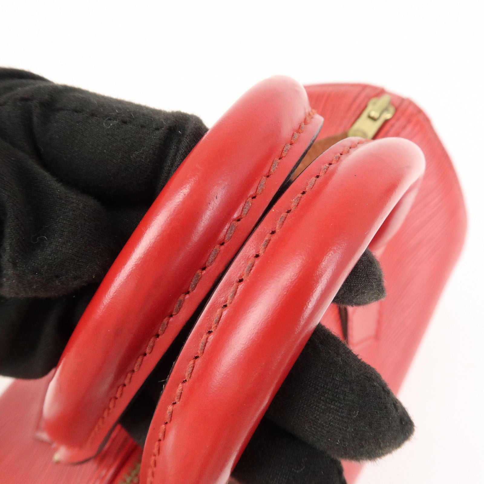 Louis Vuitton Epi Speedy 25 Hand Bag Castilian Red M43017