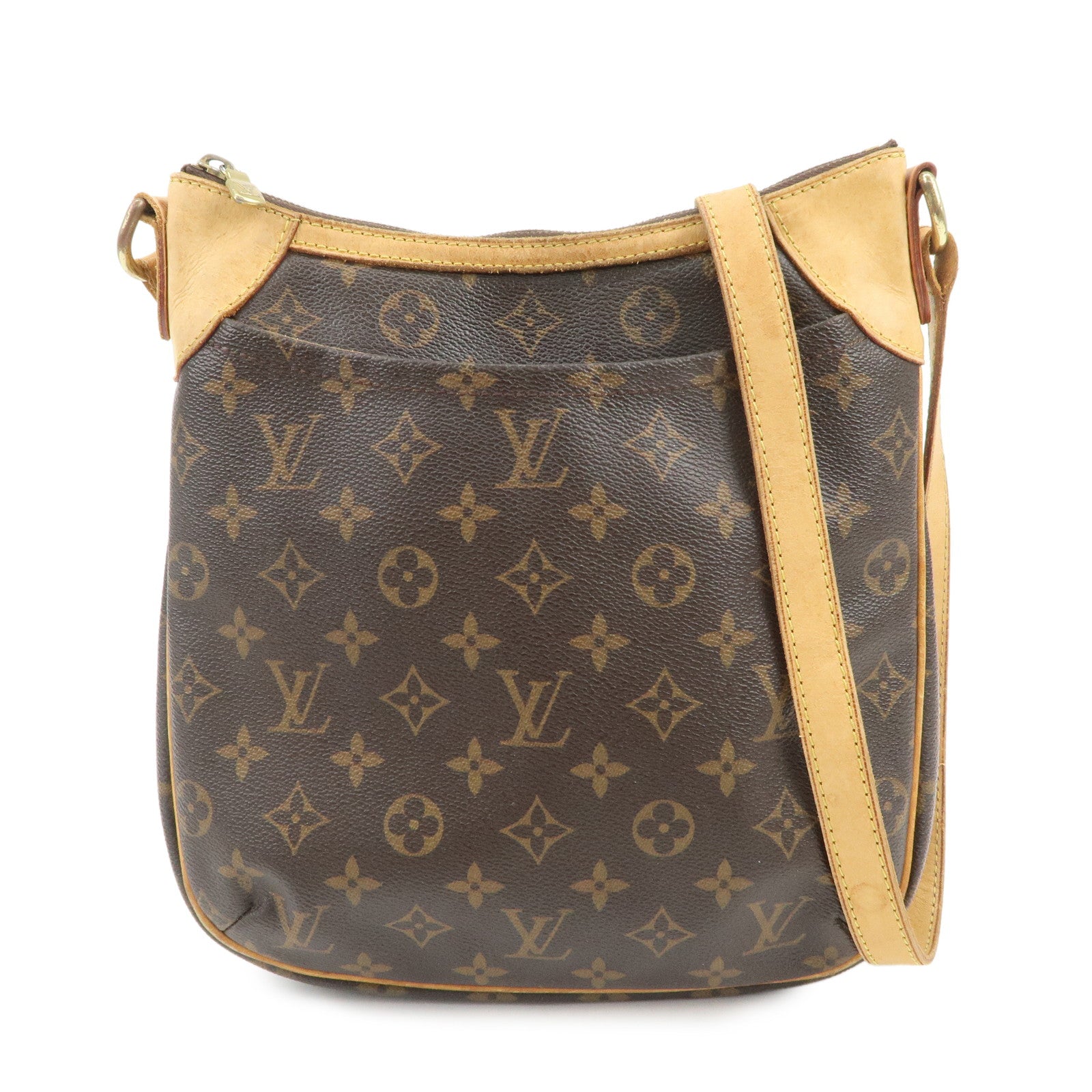 Louis Vuitton Monogram Odeon PM Shoulder Bag Brown M56390