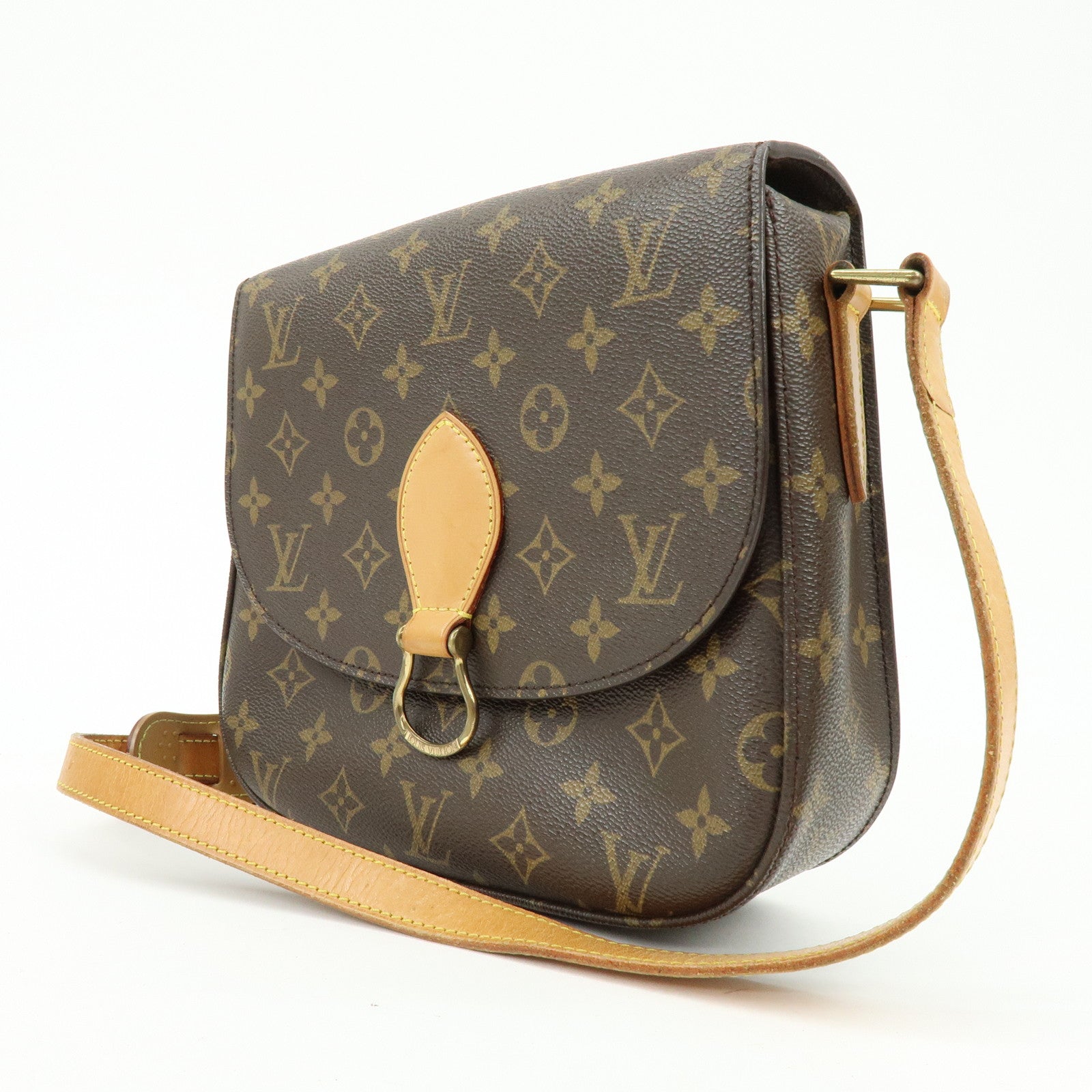 Louis Vuitton Monogram Saint Cloud GM Shoulder Bag Brown M51242