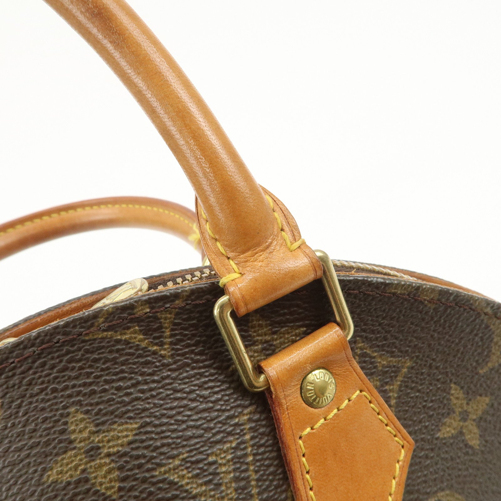 Louis Vuitton Monogram Canvas Ellipse PM Hand Bag Brown M51127
