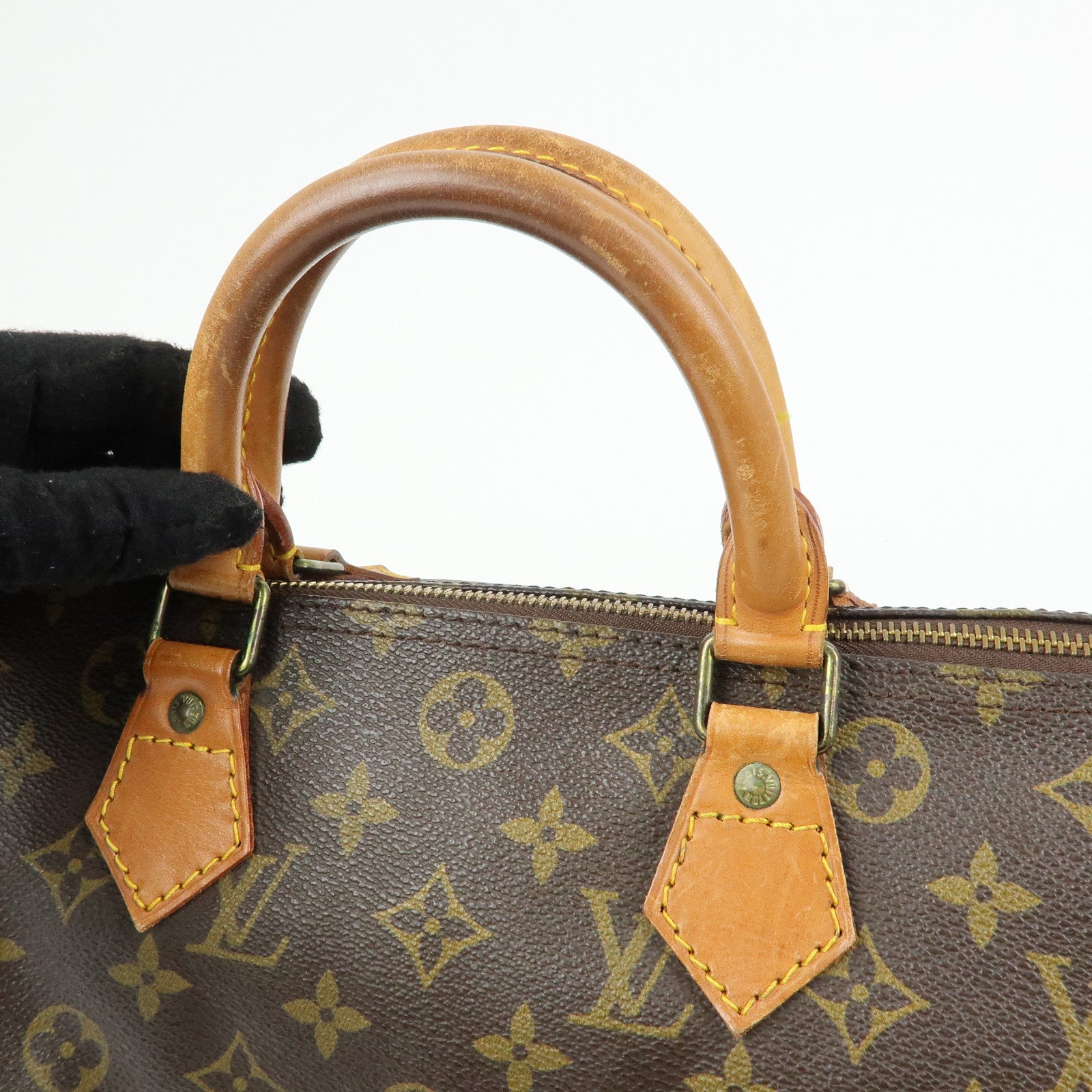Louis Vuitton Monogram Speedy 30 Boston Bag Hand Bag Brown M41526