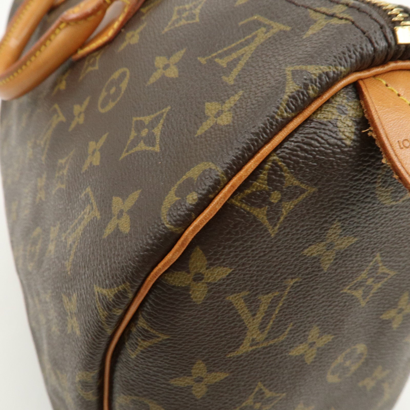 Louis Vuitton Monogram Speedy 40 Hand Bag Boston Bag Brown M41522