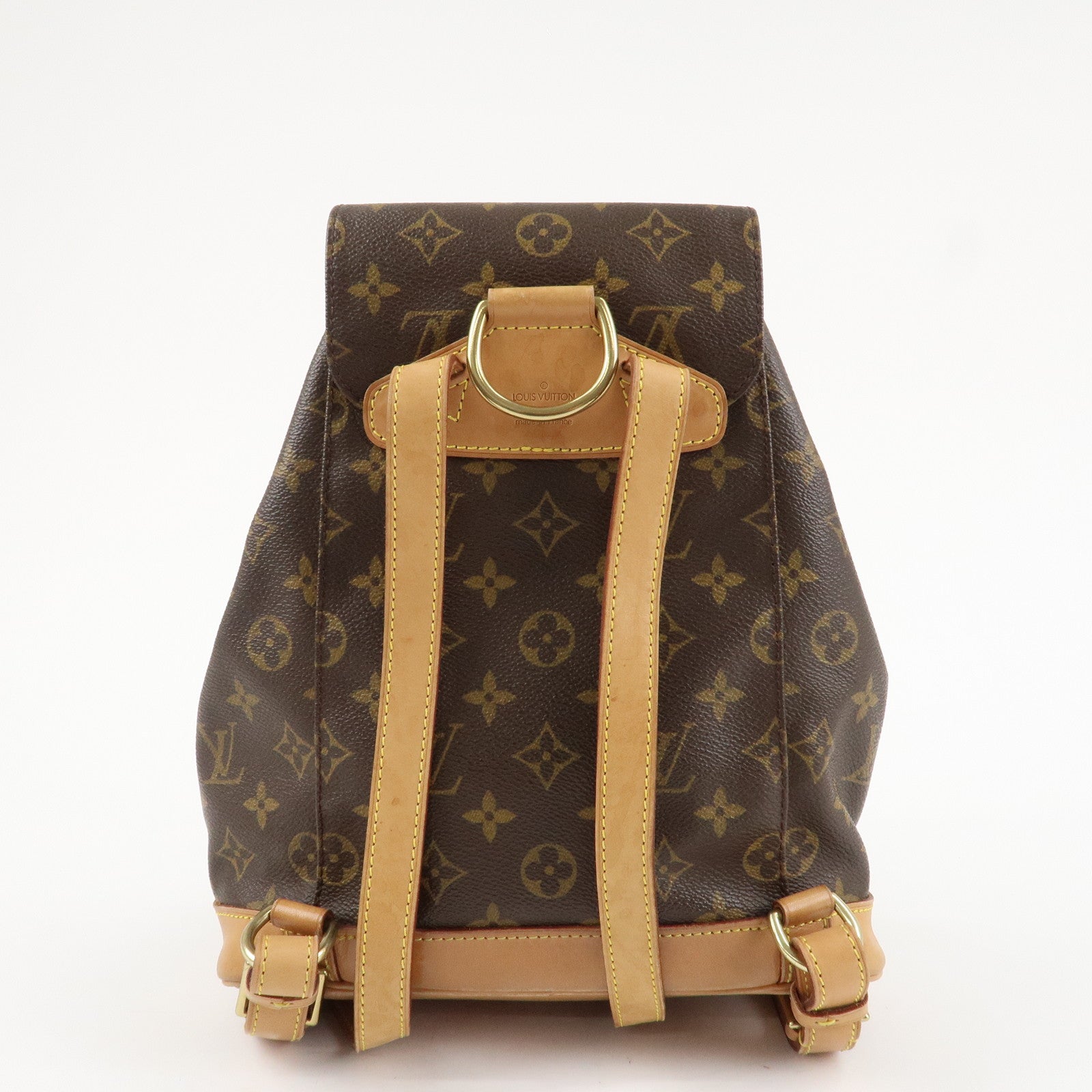 Louis Vuitton Monogram Montsouris MM Back Pack Ruck Sack M51136 Used
