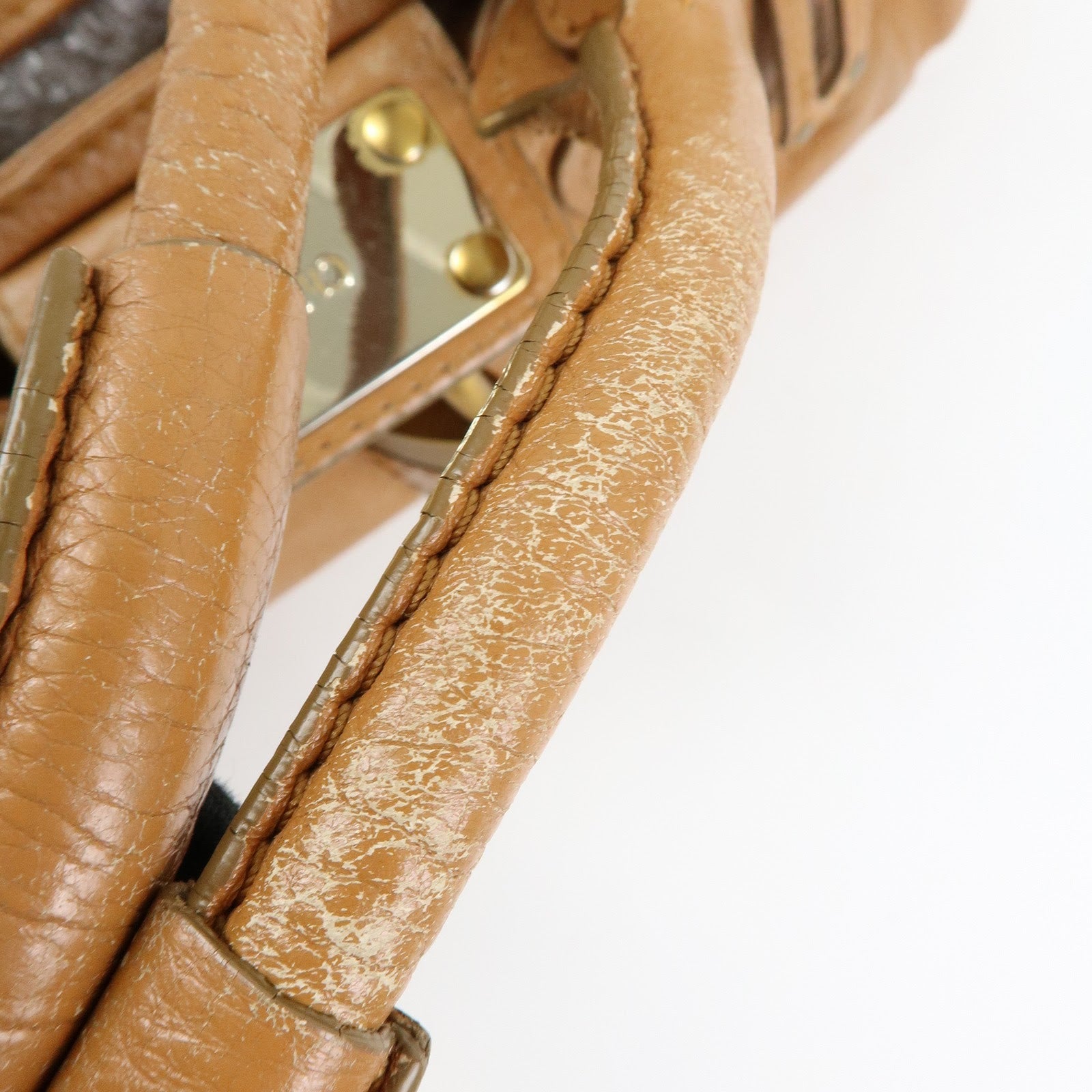 Chloe Paddington Medium Leather Hand Bag Shoulder Bag Brown