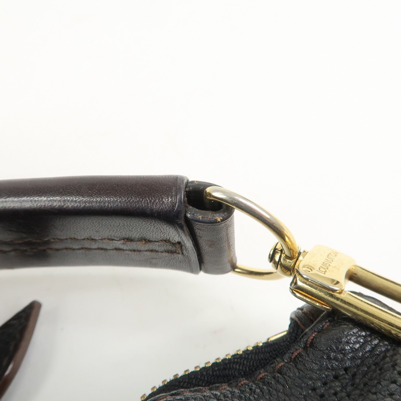 Louis Vuitton Monogram Mahina Selene MM 2Way Hand Bag Noir M93987