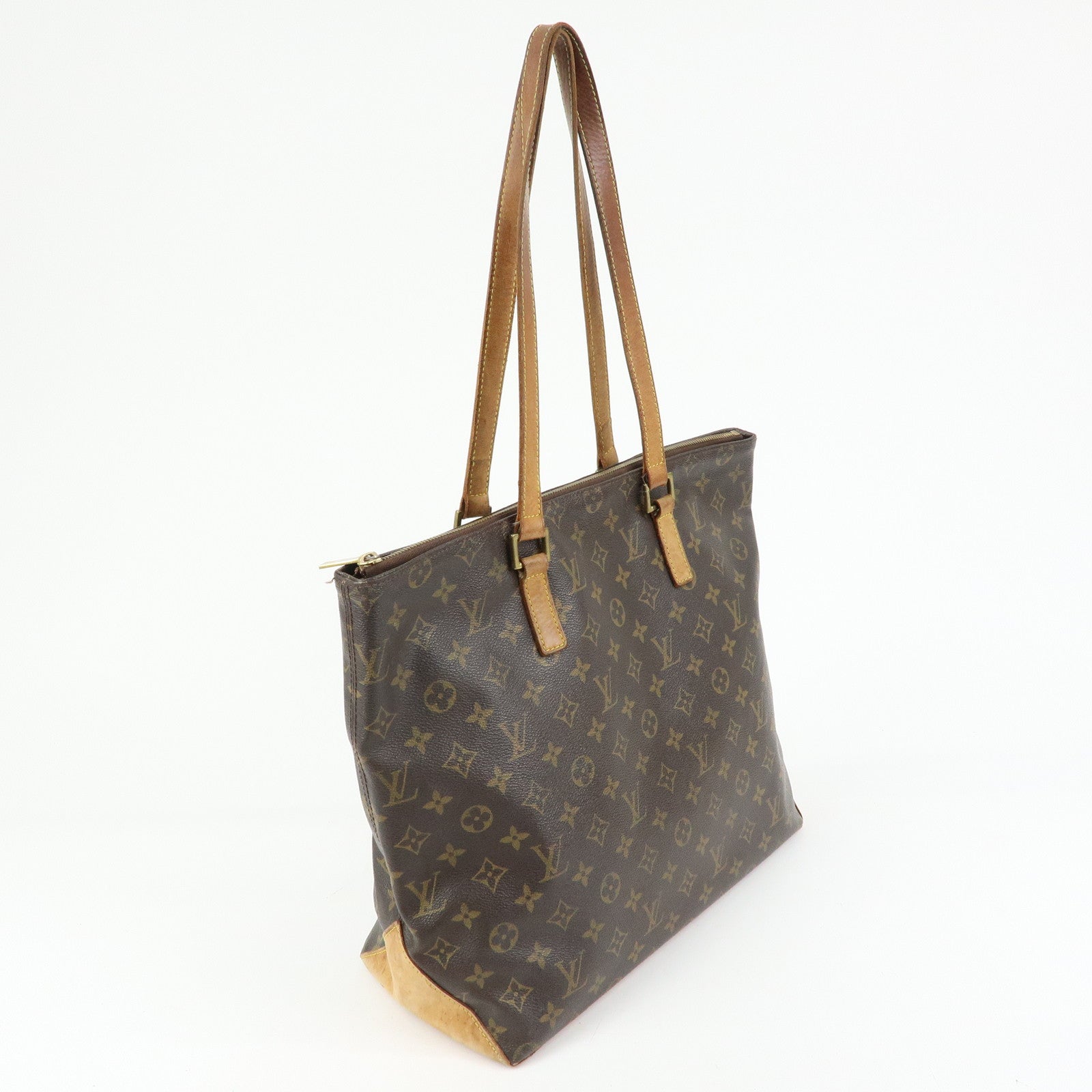 Louis Vuitton Monogram Cabas Mezzo Tote Bag Shoulder Bag M51151